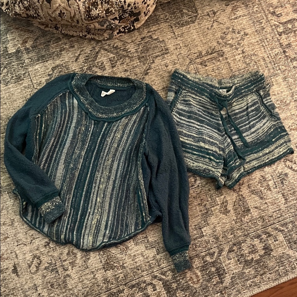Anthropologie Daily Practice Lounge Set